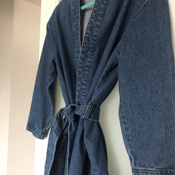 Vintage Jean Ankle Length Jacket - Picture 4 of 5
